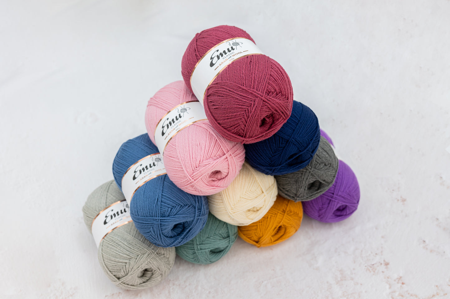 Classic Aran Wool - Soft Petal (218) 400g