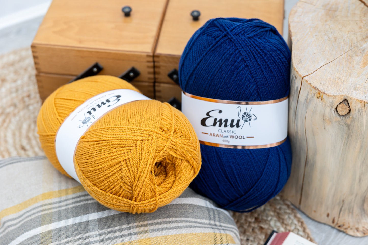 Classic Aran Wool - English Mustard 400g