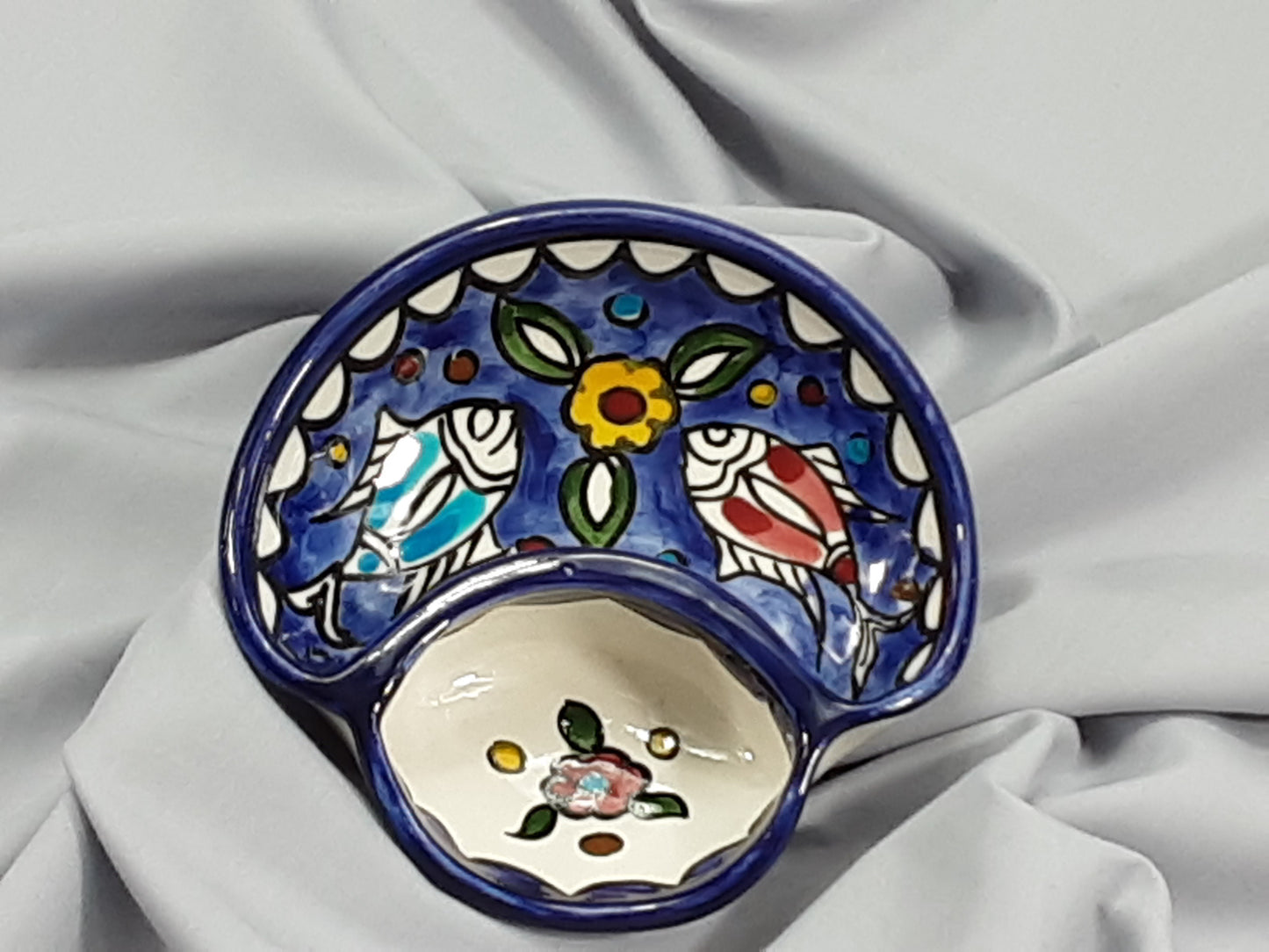 Handmade Ceramic Olives and Seeds Dish