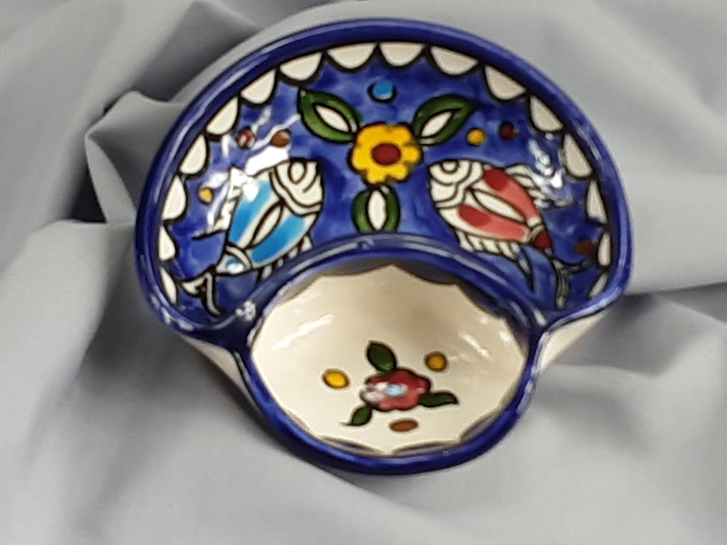 Handmade Ceramic Olives and Seeds Dish