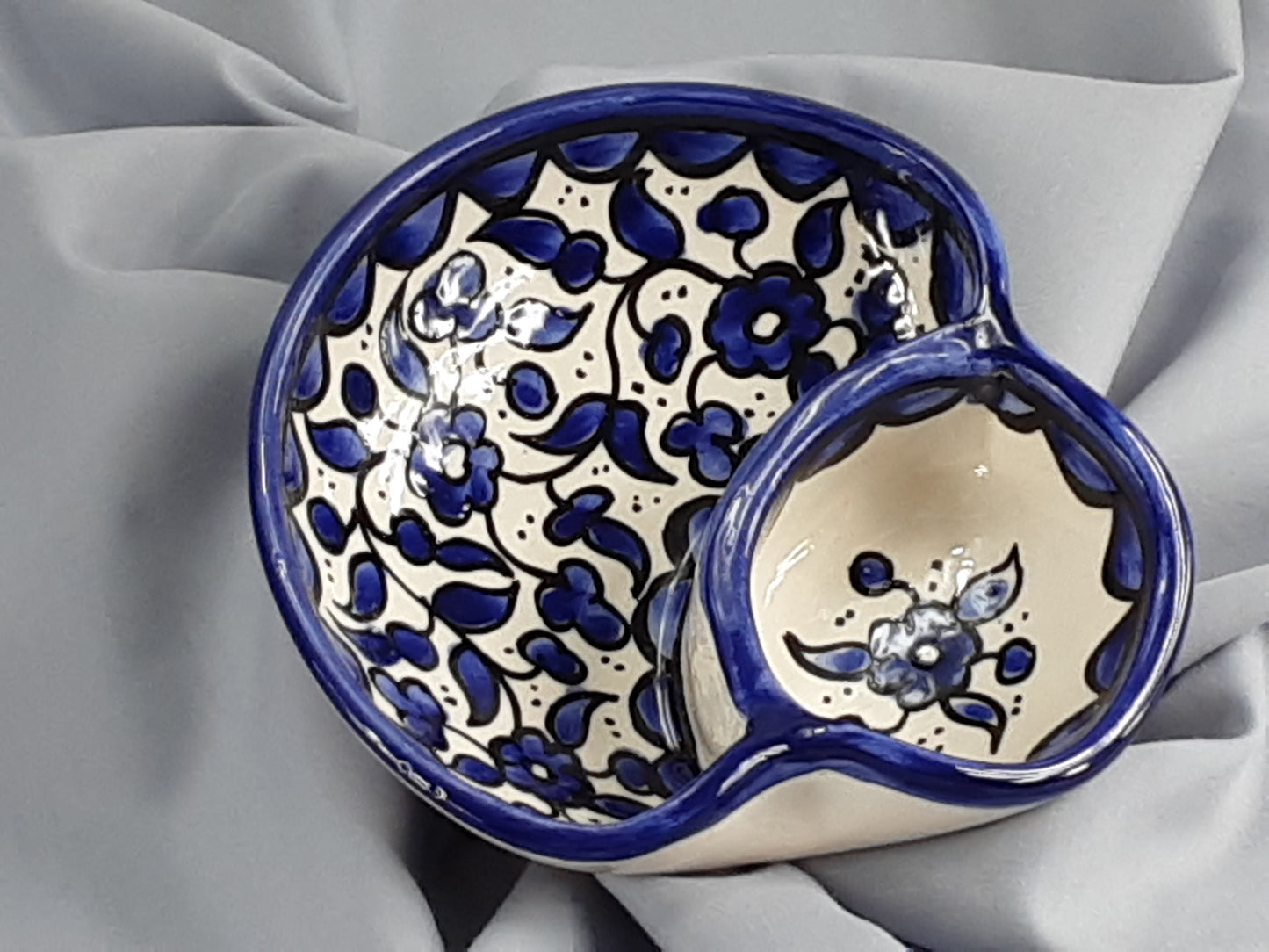 Handmade Ceramic Olives and Seeds Dish