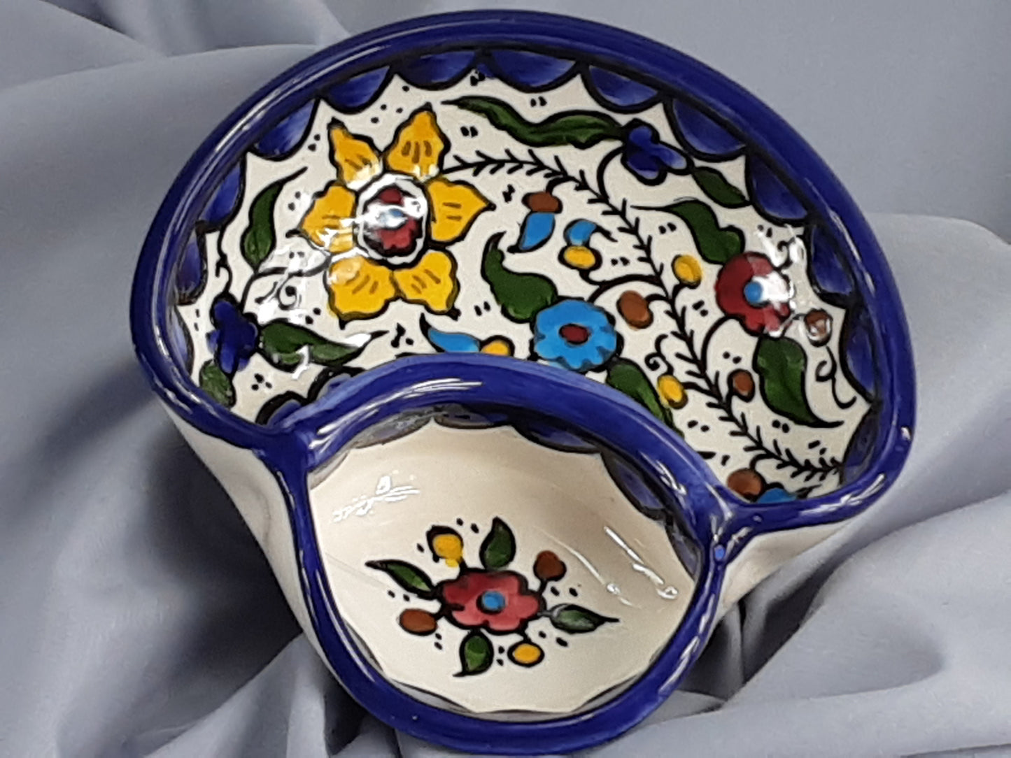Handmade Ceramic Olives and Seeds Dish