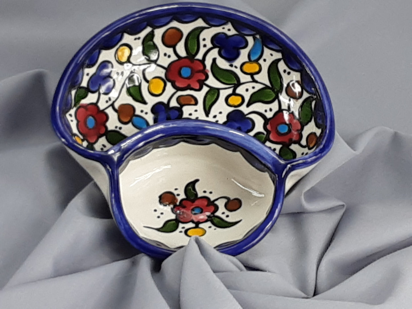 Handmade Ceramic Olives and Seeds Dish