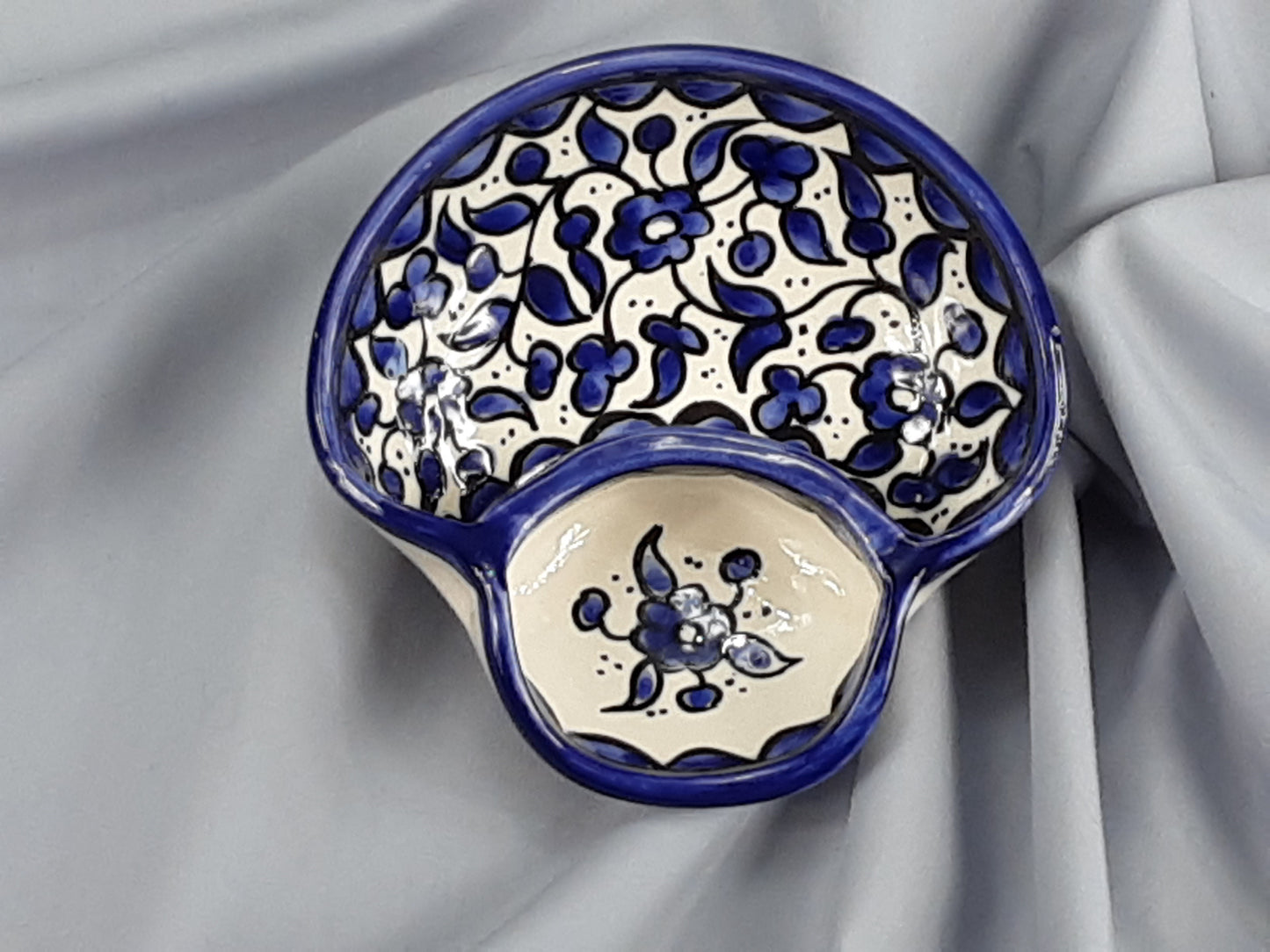 Handmade Ceramic Olives and Seeds Dish