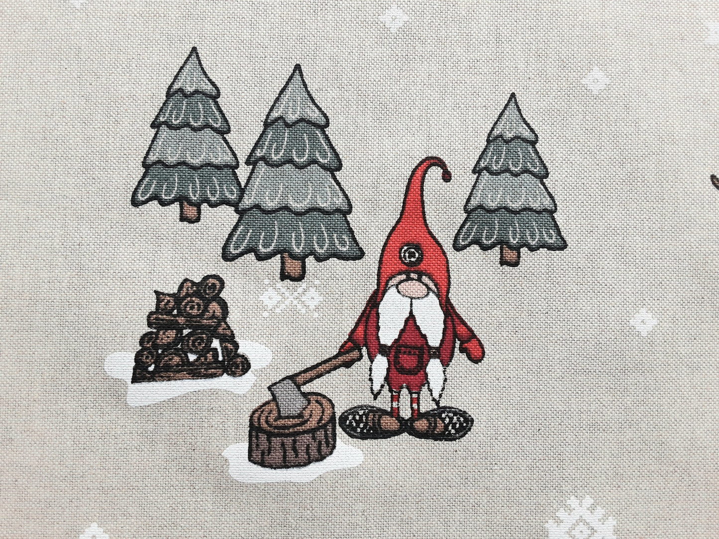 Cotton-Rich, Linen/ Gnome Camp