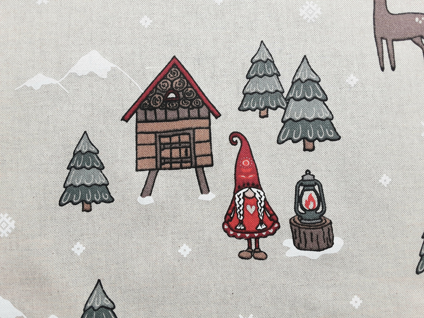 Cotton-Rich, Linen/ Gnome Camp