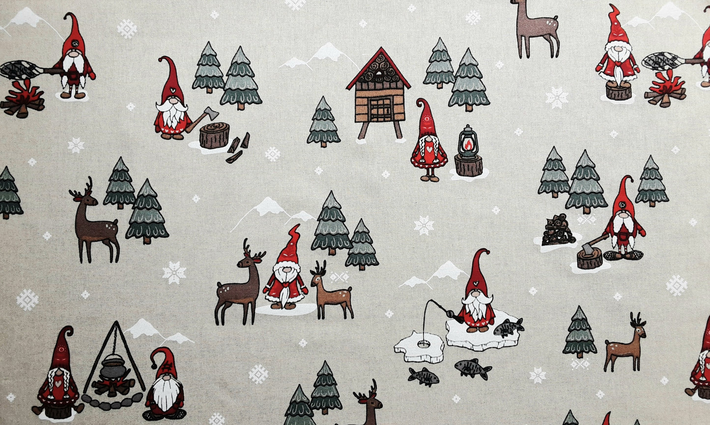 Cotton-Rich, Linen/ Gnome Camp
