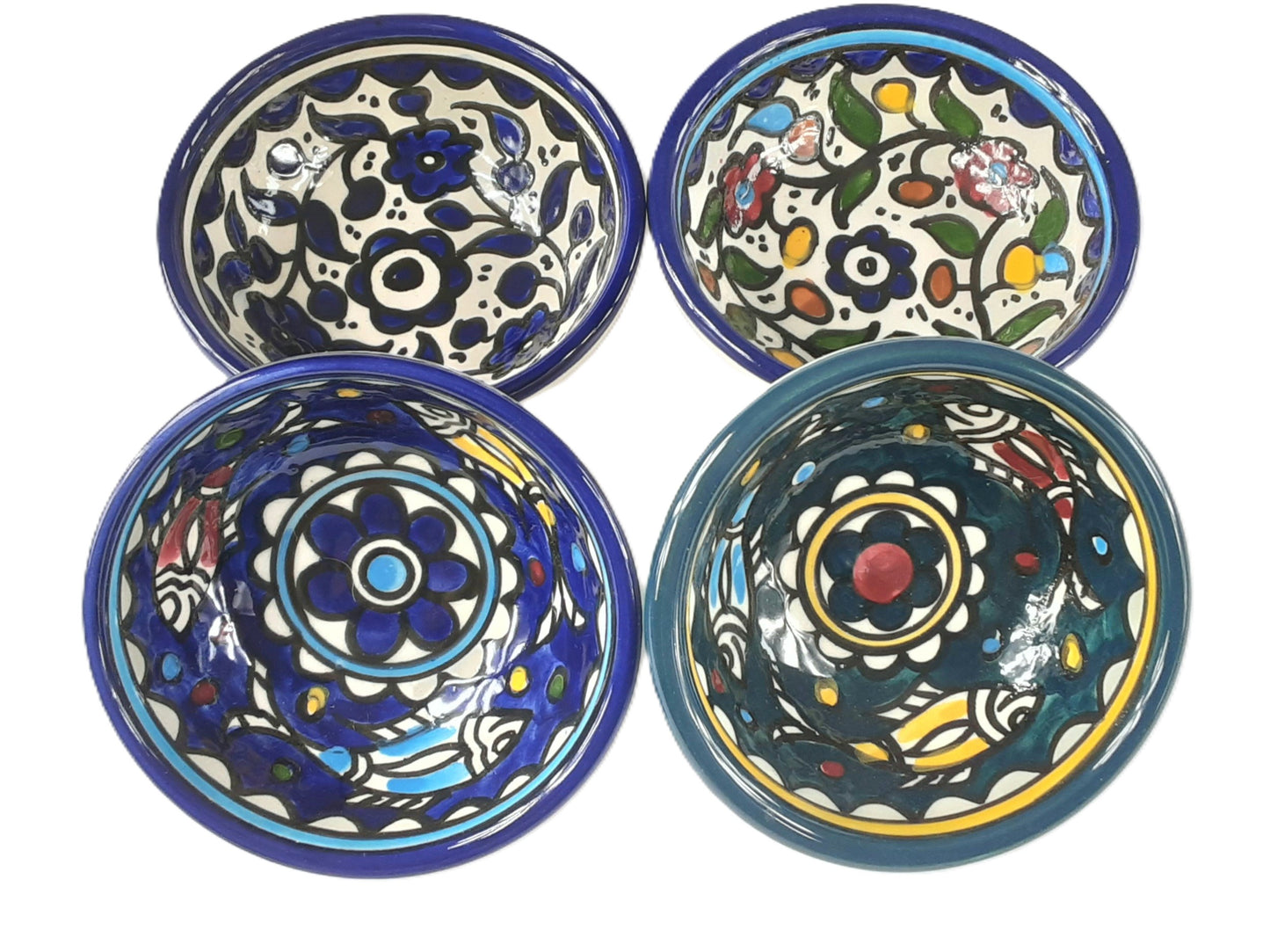 Handmade Palestinian Ceramic - Deep Bowl 9.5cm