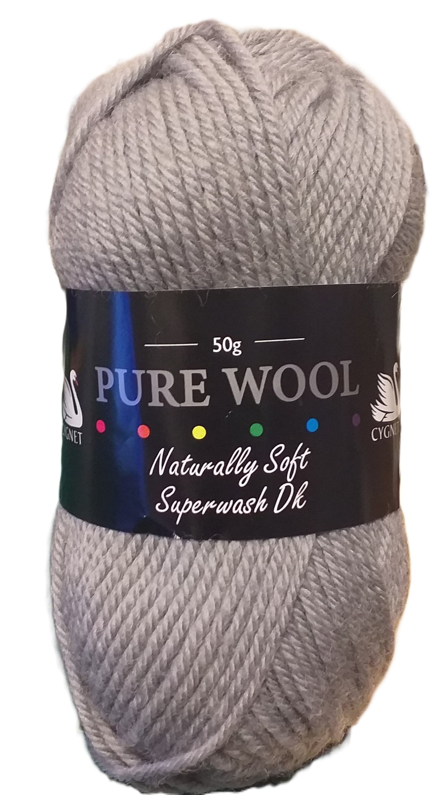 Pure Wool DK / Light Grey