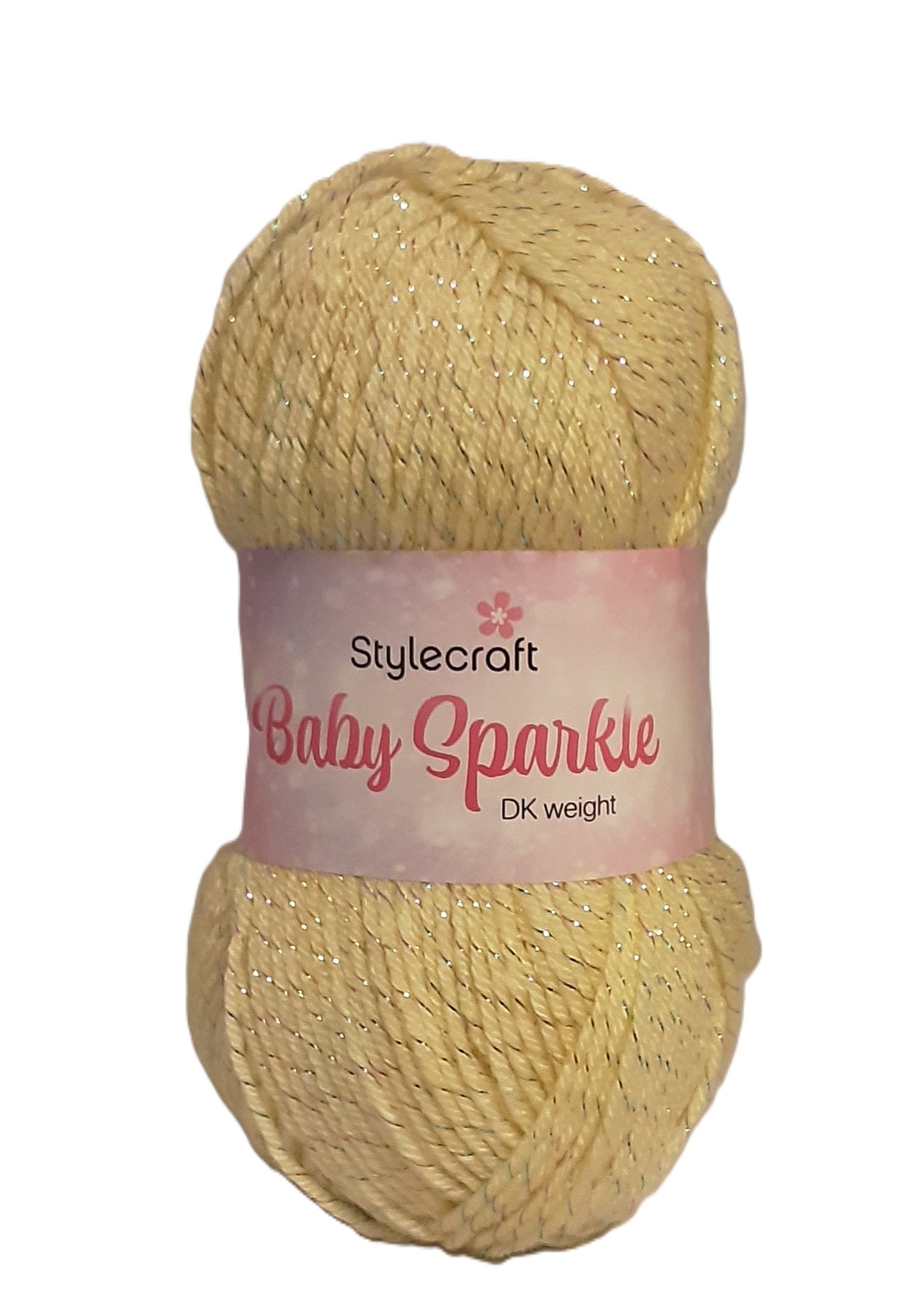 Baby Sparkle DK 100g/ Lemon Sparkle