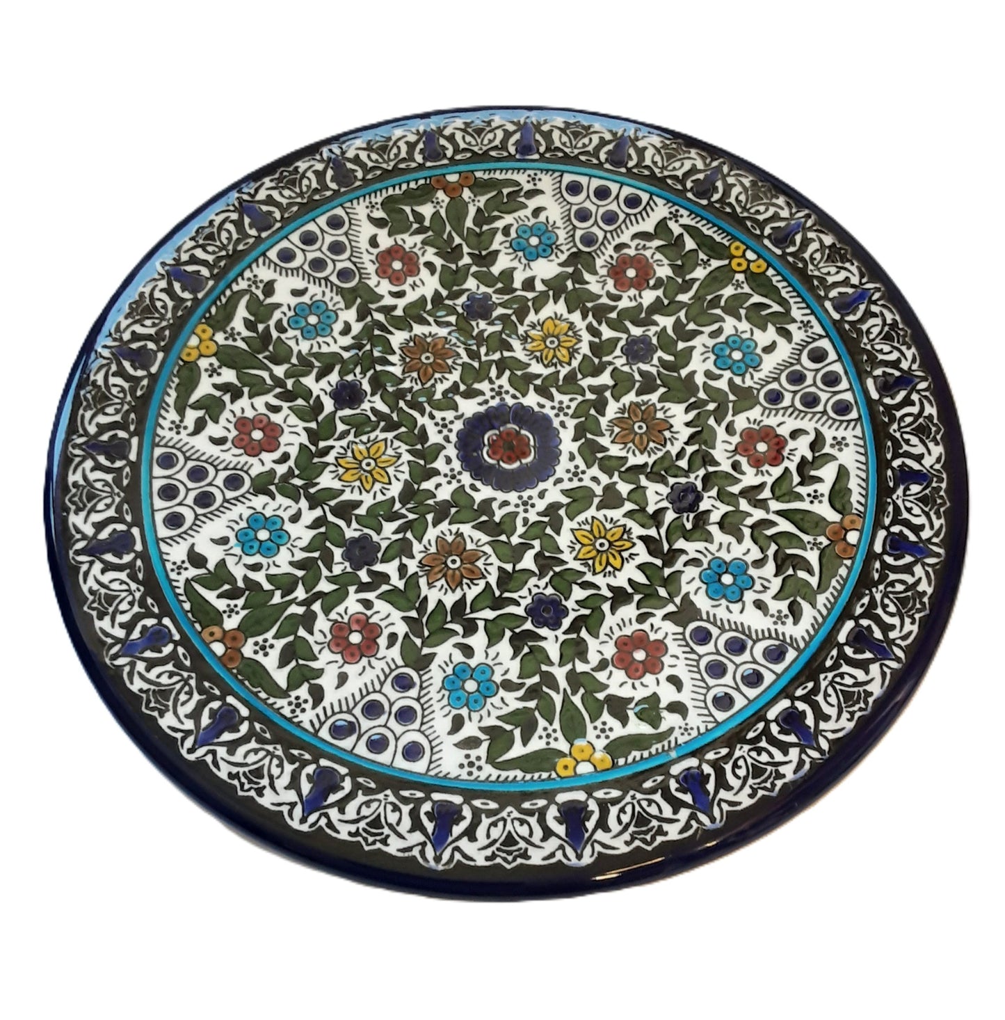 Handmade Palestinian Ceramic Plate