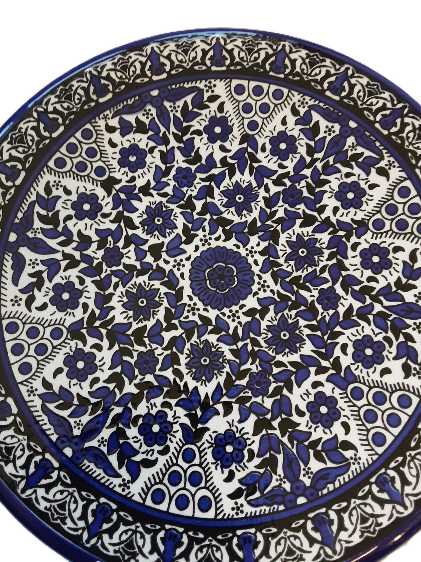 Handmade Palestinian Ceramic Plate