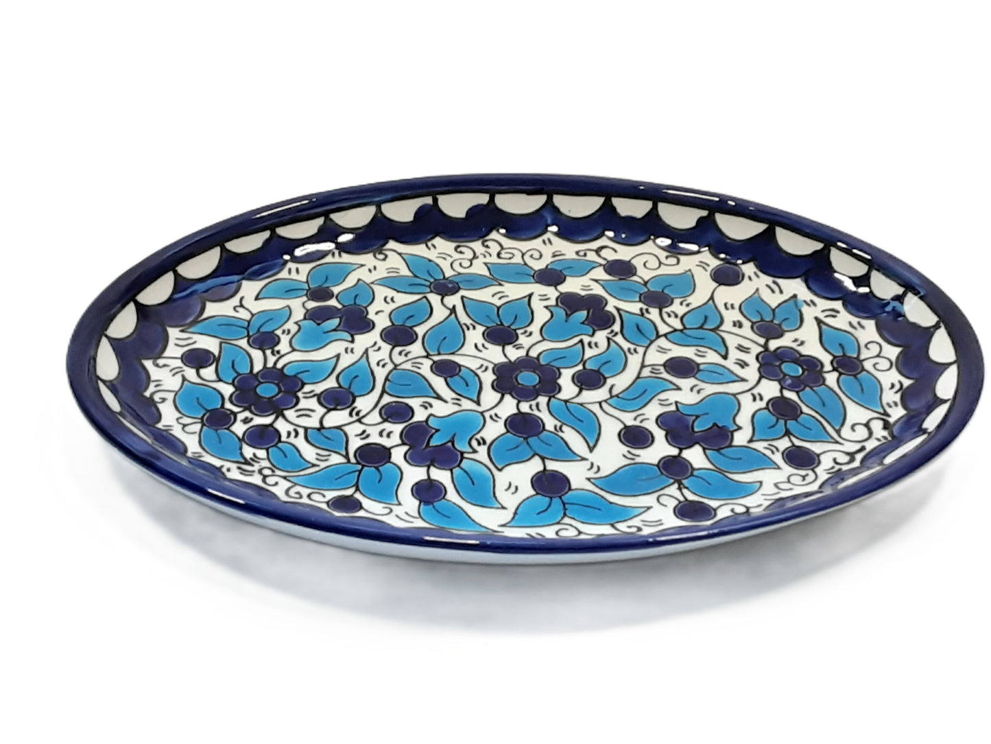 Handmade Palestinian Oval Dish