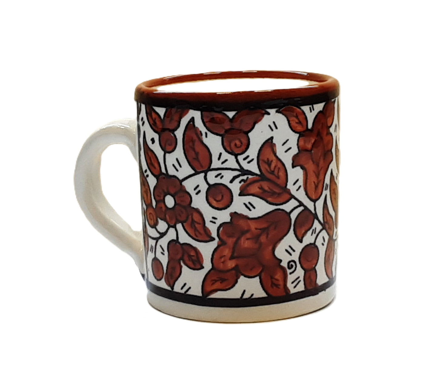 Handmade Palestinian Ceramic Mug- Small
