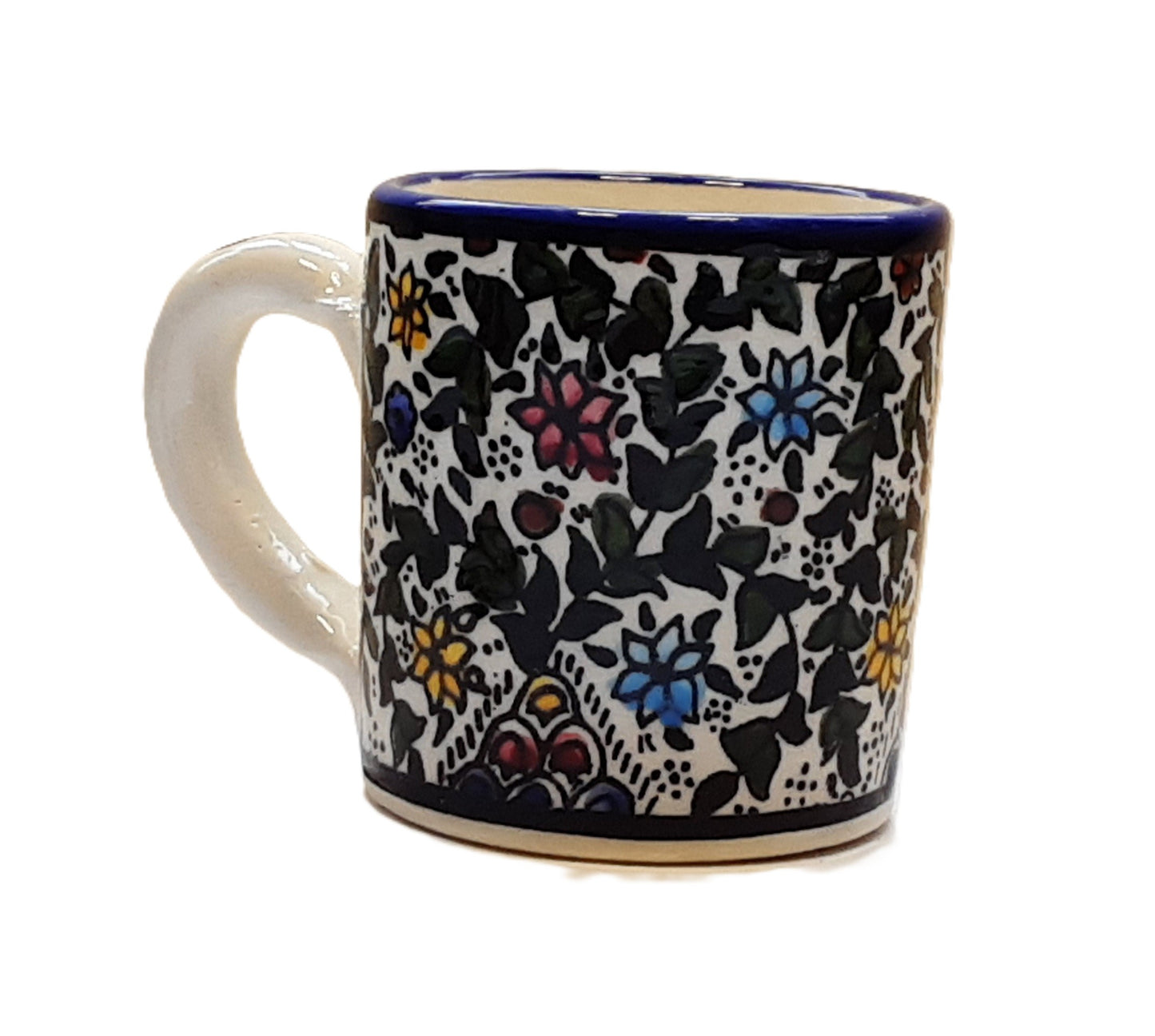 Handmade Palestinian Ceramic Mug- Small