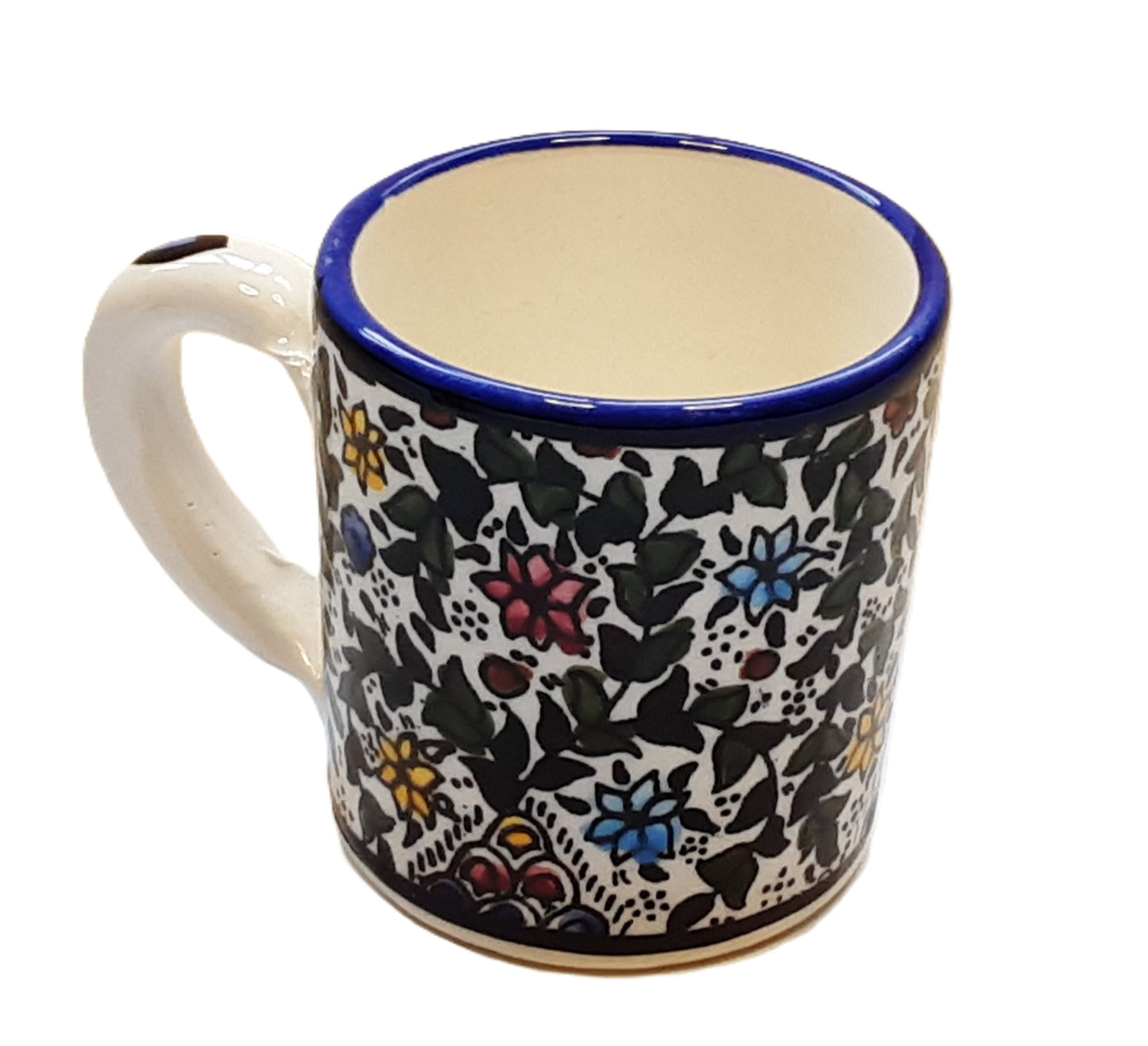 Handmade Palestinian Ceramic Mug- Small