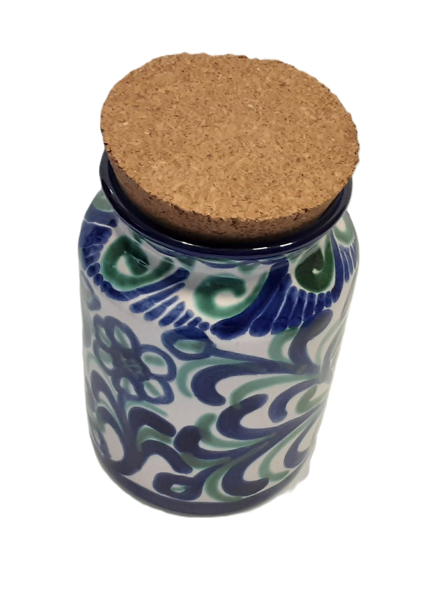 Handmade Ceramic Large Jar With Cork Lid