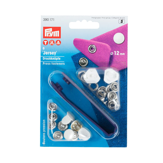 10mm white ring top poppa fasteners with tool