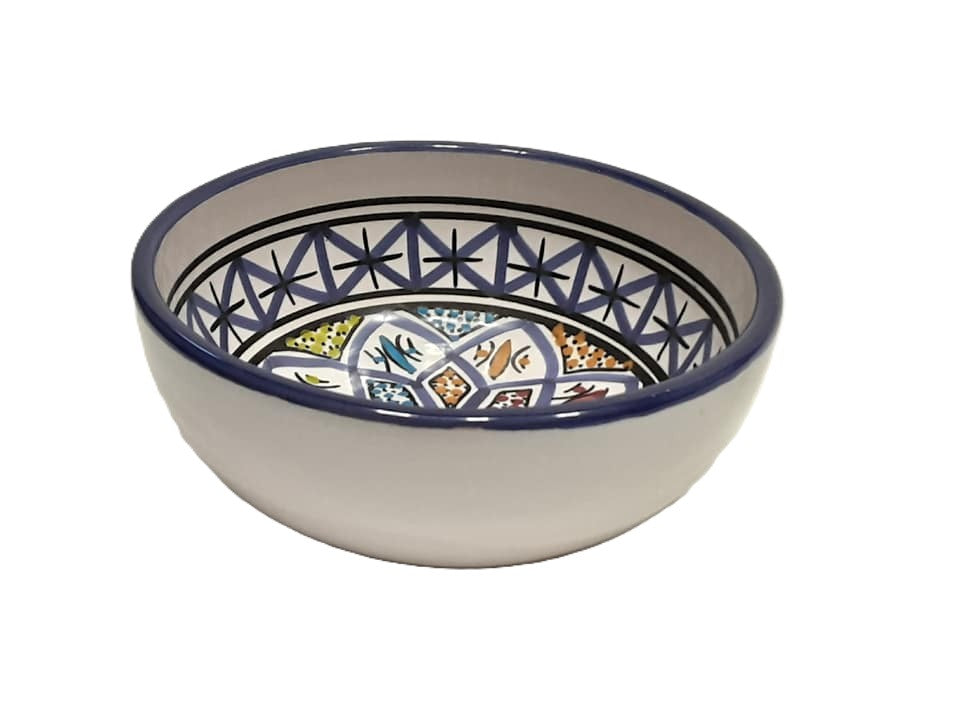 Handmade Tunisian Ceramic Bowl 16cm