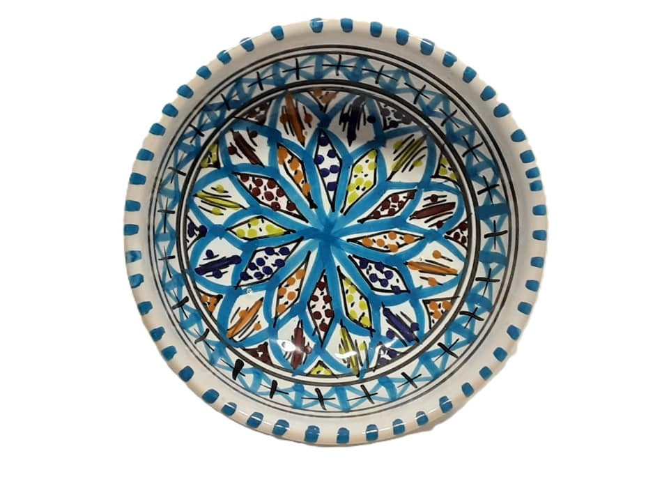 Handmade Tunisian Ceramic Bowl 16cm