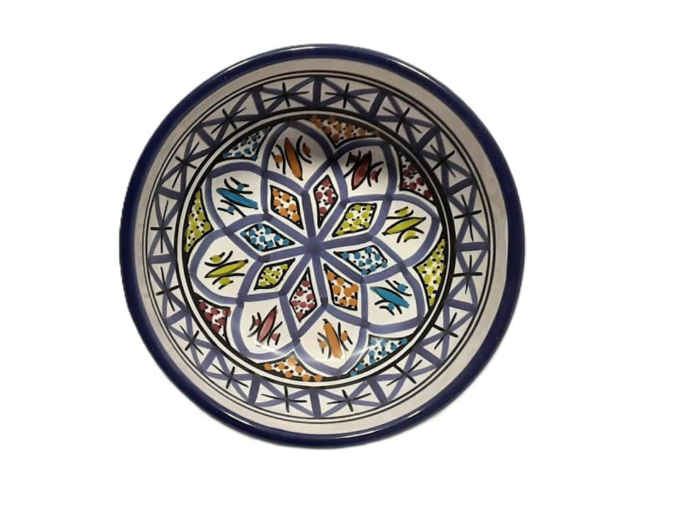 Handmade Tunisian Ceramic Bowl 16cm