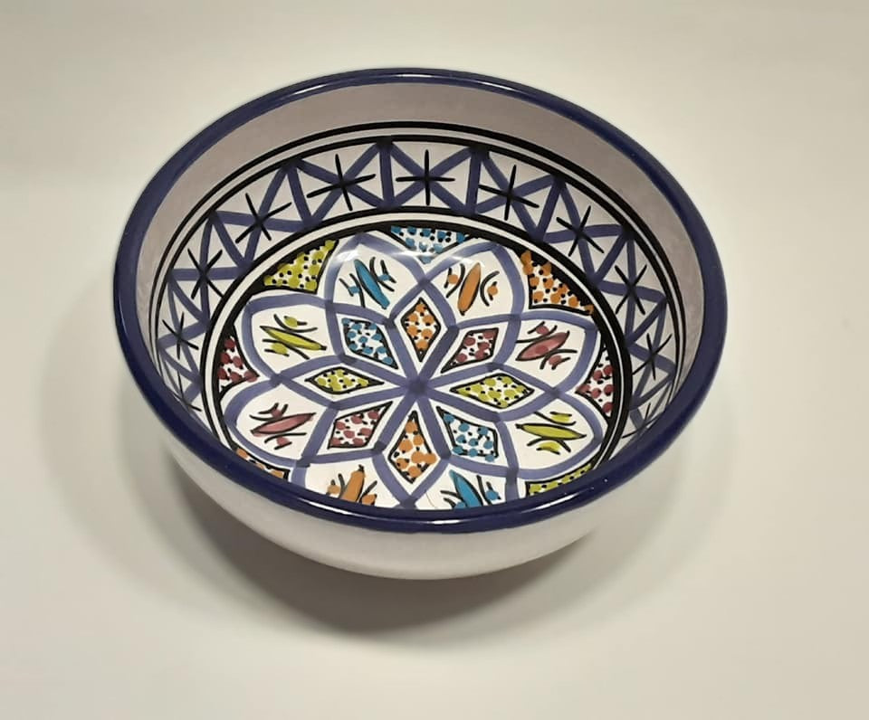 Handmade Tunisian Ceramic Bowl 16cm