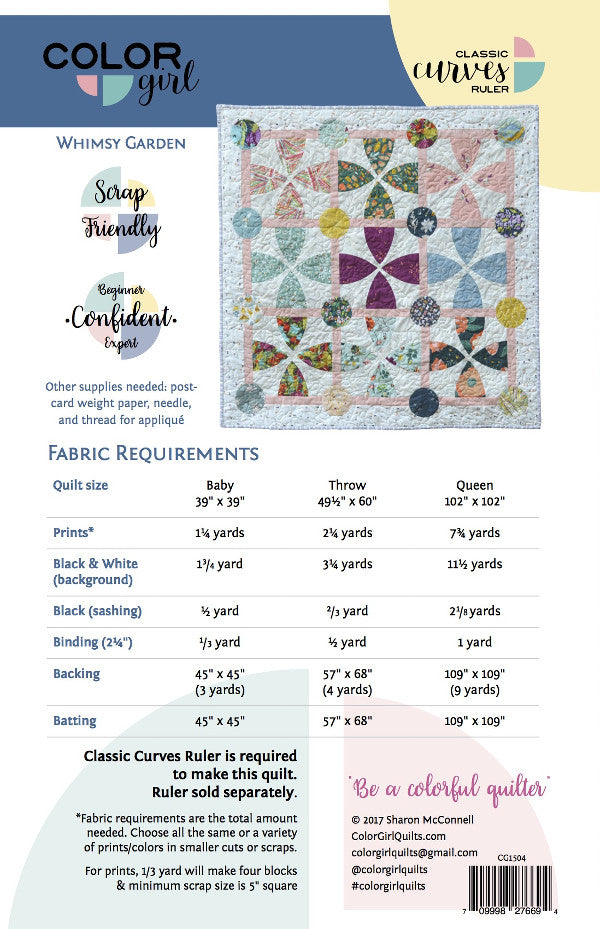 Whimsy Garden Quilt Pattern