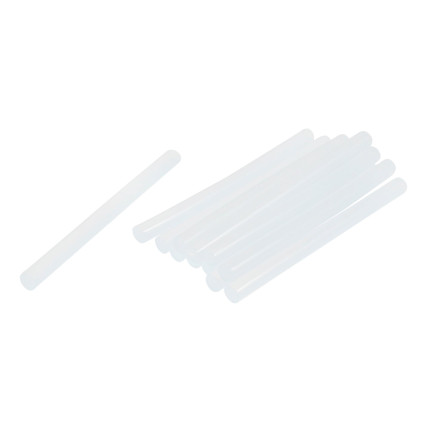 Replacement Glue Gun Sticks: Hi-Tack: Opaque: 7mm x 10cm: 12 Pieces