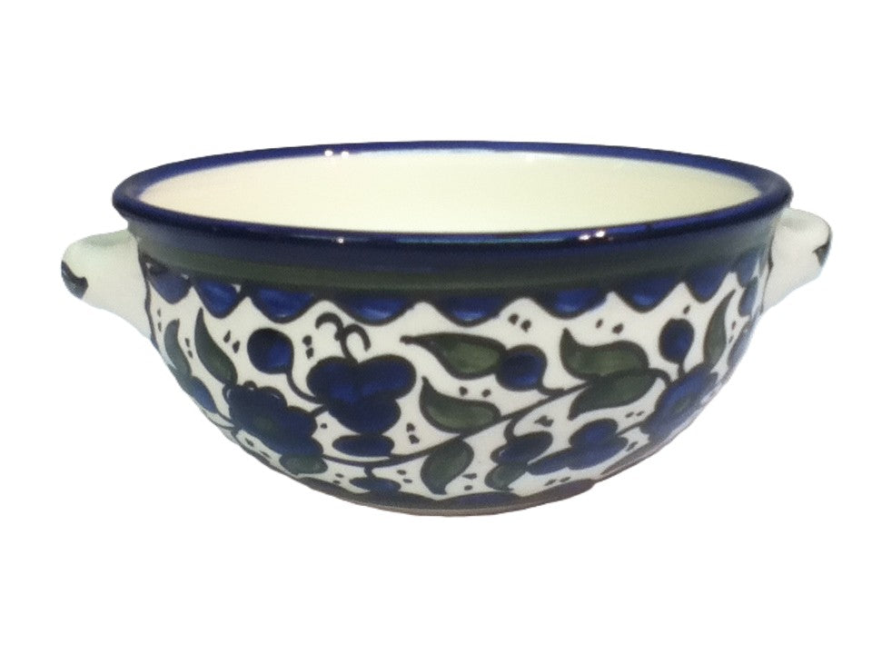 Handmade Ceramic Rice Bowl With Handles