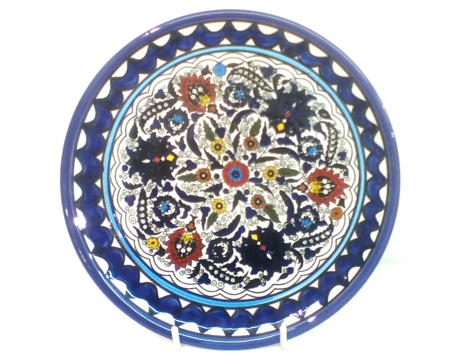 Handmade Palestinian Ceramic Plate