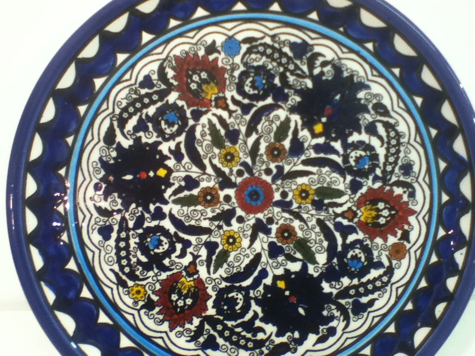 Handmade Palestinian Ceramic Plate