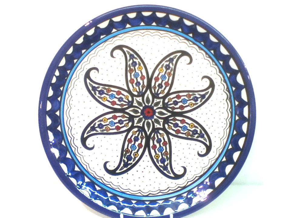 Handmade Palestinian Ceramic Plate