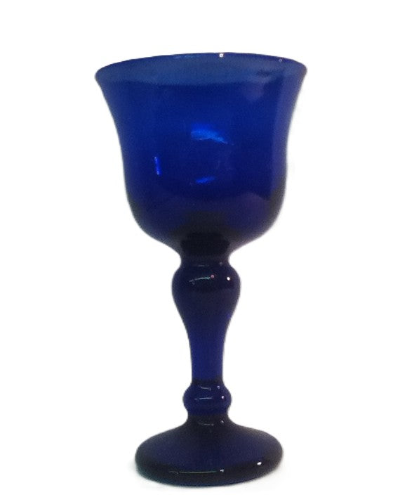 Hand-blown Glass Set of 2- Royal Blue