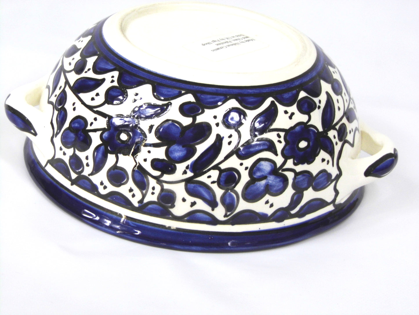 Handmade Ceramic Rice Bowl With Handles