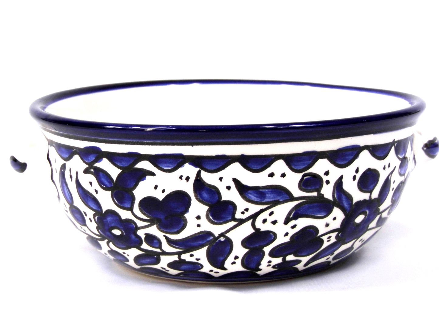Handmade Ceramic Rice Bowl With Handles