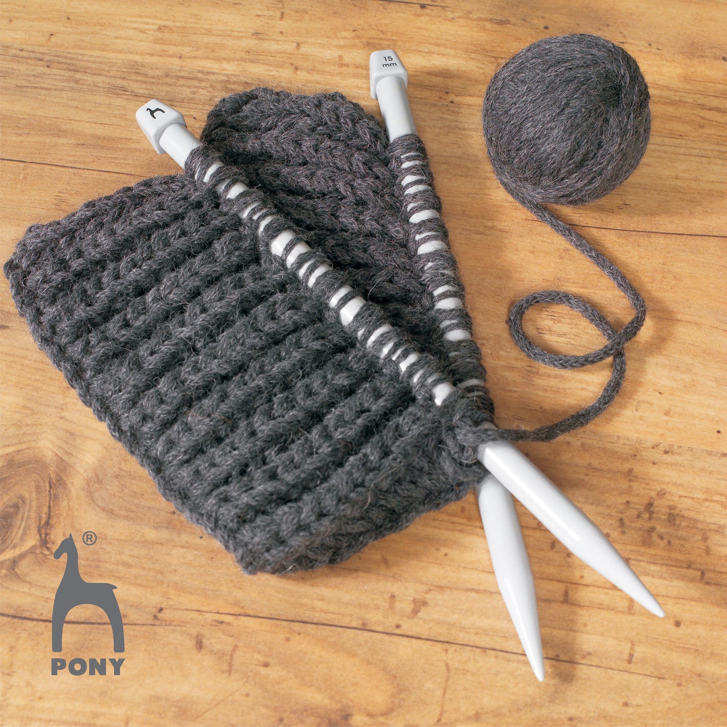 Knitting Pins: Single-Ended: Classic: 25cm x 15.00mm