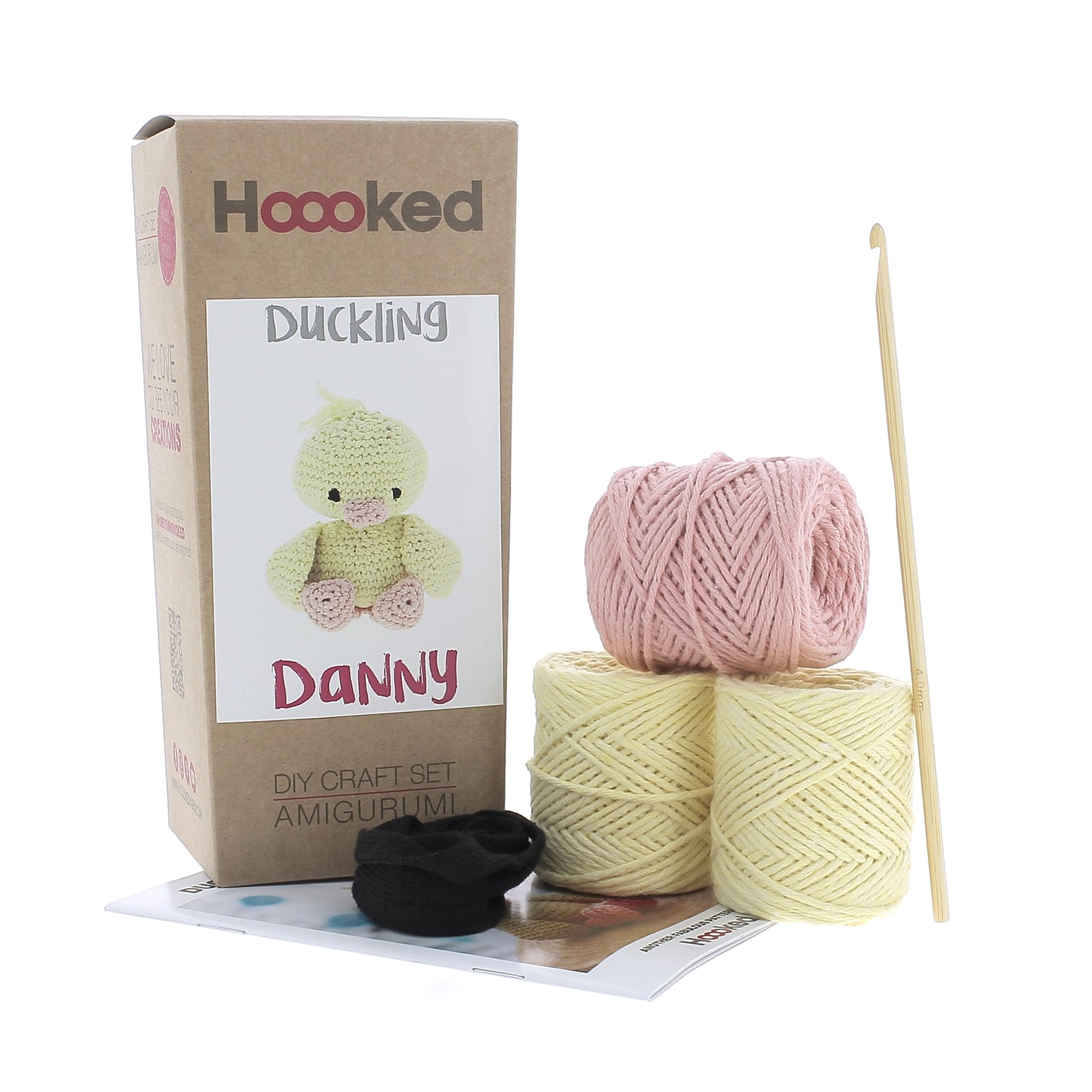 DIY Crochet Kit Duckling Danny Eco Barbante