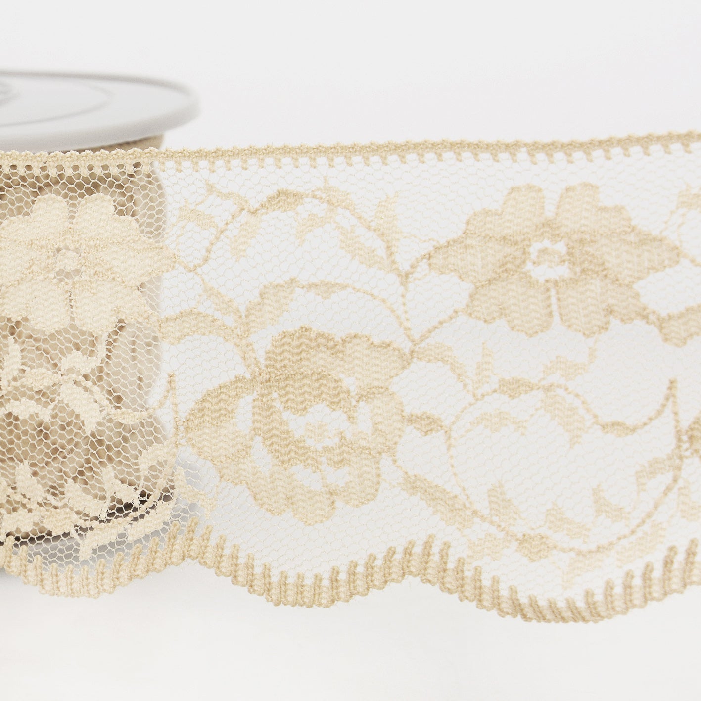 Trim: Lace: Rachel:55mm: Beige