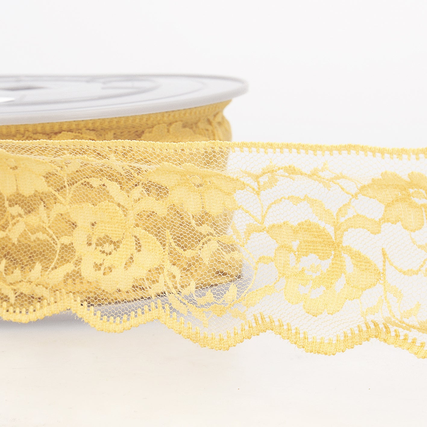 Trim: Lace: Rachel: 55mm: Golden Yellow