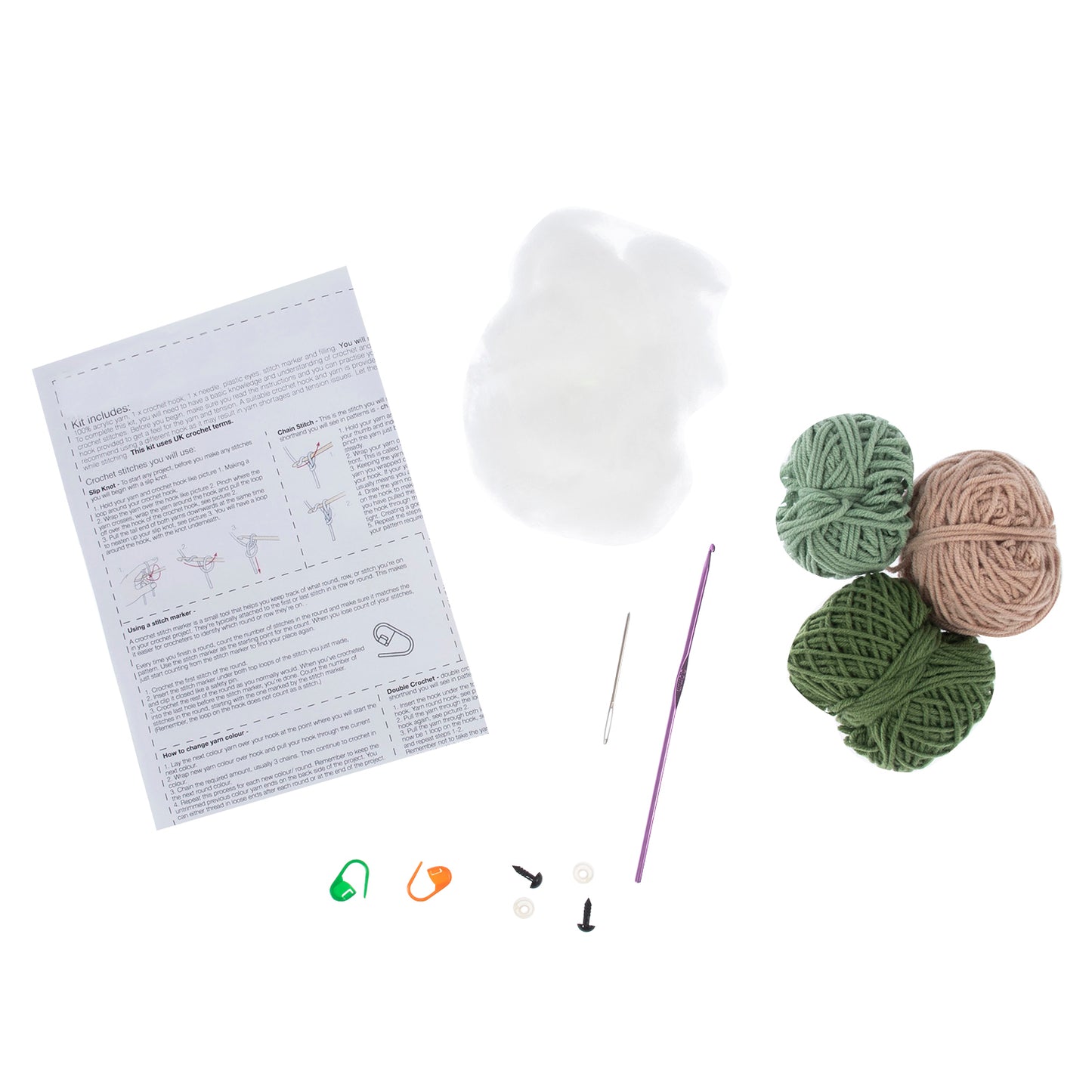 Crochet Kit: Amigurumi: Tortoise