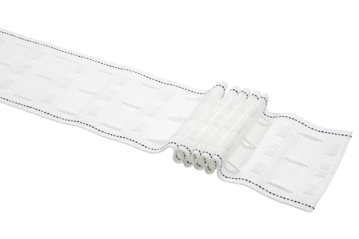 Curtain Tape: Corded Pocket Tape: Regular: 76mm (3in): White