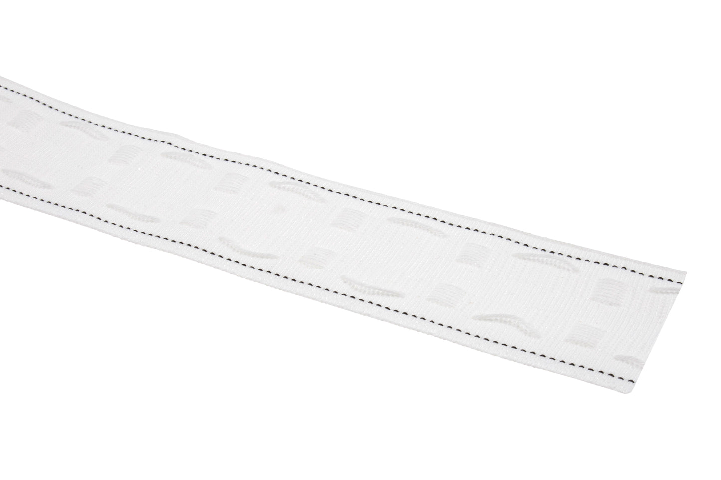 Curtain Tape: Corded Pocket Pencil Pleat Tape: 50mm (2in): White