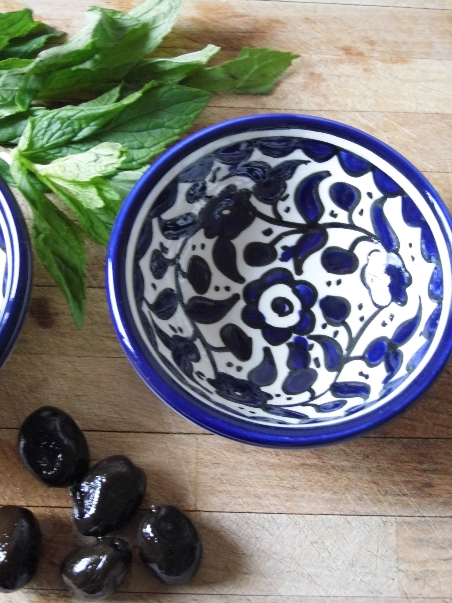 Handmade Palestinian Ceramic - Deep Bowl 9.5cm