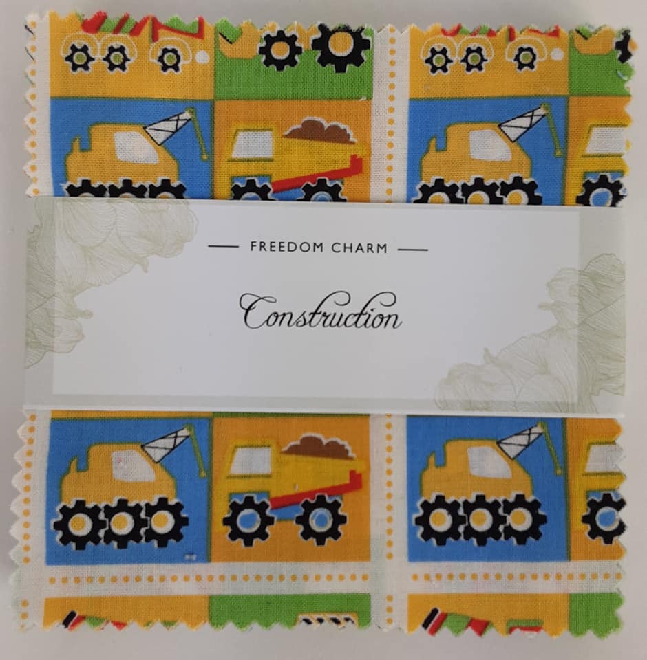 Construction Charm Blue