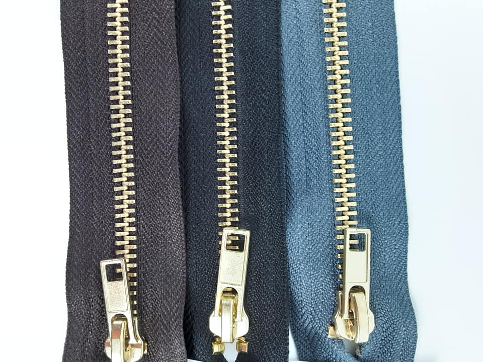 Brass Open End Zip 30"