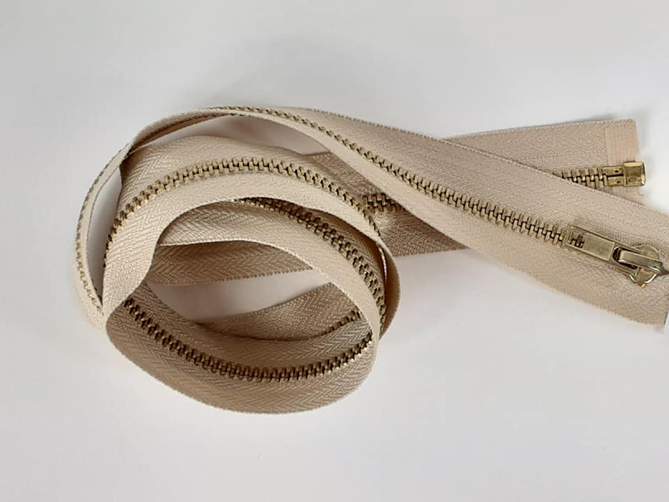 Brass Open End Zip 30"