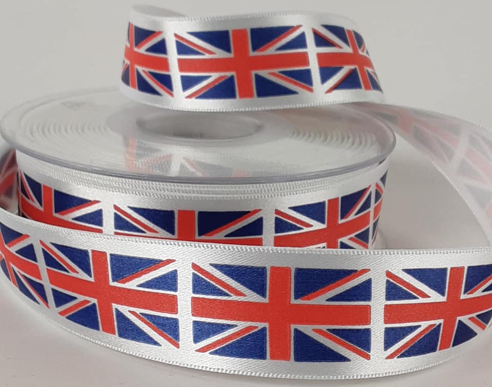 25mm St George cross ribbon