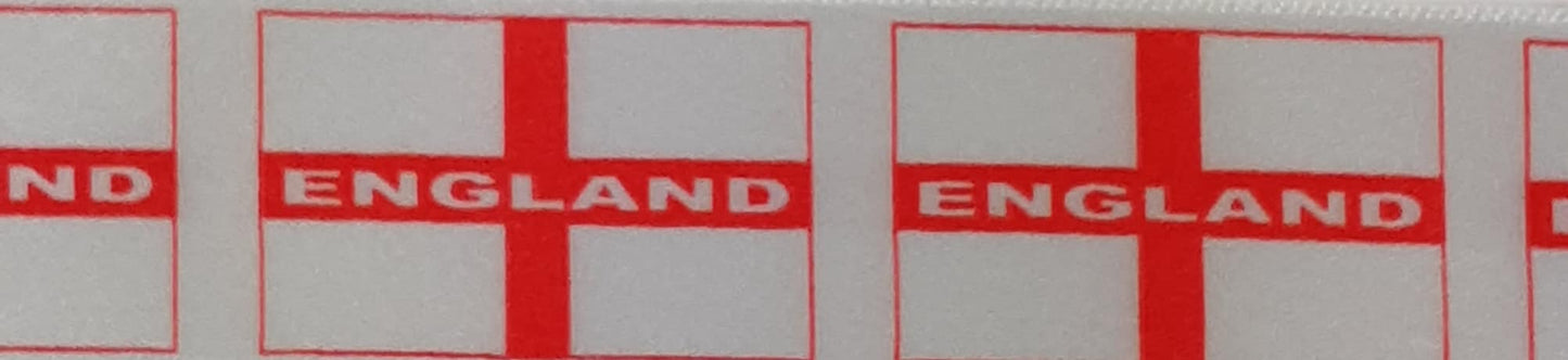 25mm St George cross ribbon