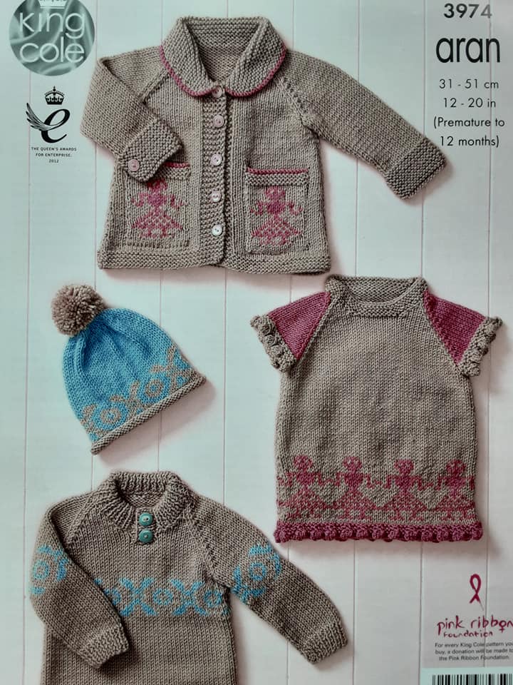Baby Set Knitted with Comfort Aran