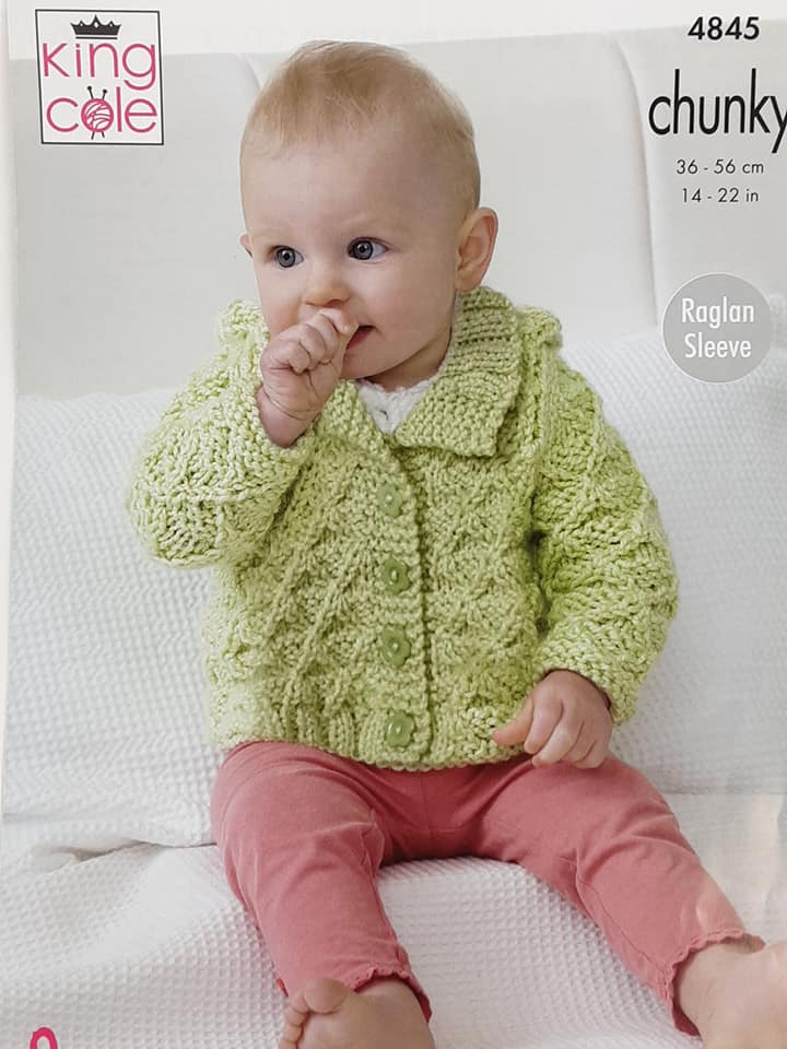 Hoody, Jacket & Matinee Coat Knitted in Big Value Baby Chunky